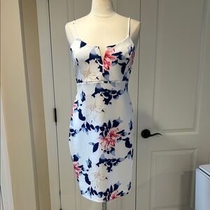 Guess Floral Spaghetti Strap Dress